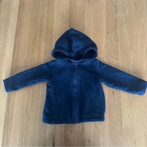 Jacadi Dark Blue Kids Raincoat with Hood
